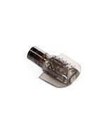 Tolleranza zero la lingua grigia del vibratore compagno di sesso orale