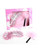 Kit accarezza spolverino e maschera rosa