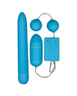 Set di giocattoli blu funky fun box