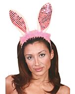 Fascia per coniglietto con paillettes