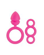 Anello del pene Touche con vibratore rosa