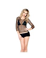 T-shirt manica lunga rete industriale rosa avenue leg