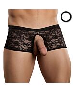 Pizzo boxer power maschio apertura bianco