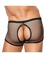 Rete boxer power maschile con apertura nera