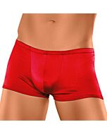 Boxer power maschile rosso satinato