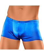 Boxer maschile in raso blu