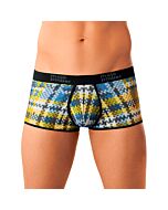 Stampa digitale blu potenziatore boxer power maschio