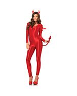 Rosso del diavolo del gattino femminile di Leg Avenue