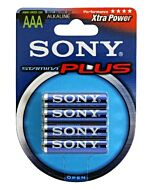 Batterie Sony Plus AAA ALKALINE 4 unità