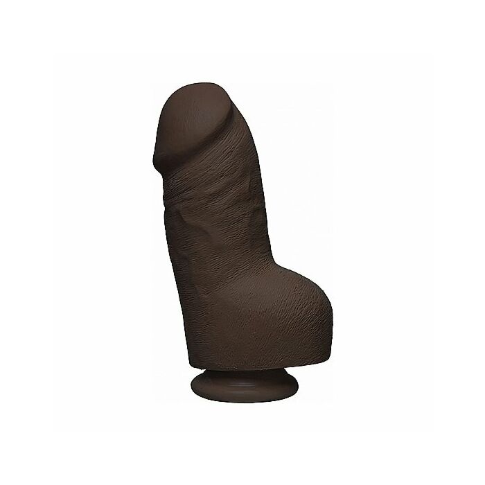 Fat d - realistico pene ultraskyn 20cm - cioccolato