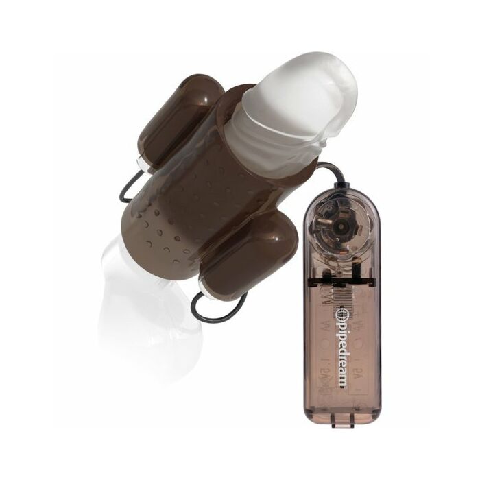 Vibration Dual Penis Cover - Grey