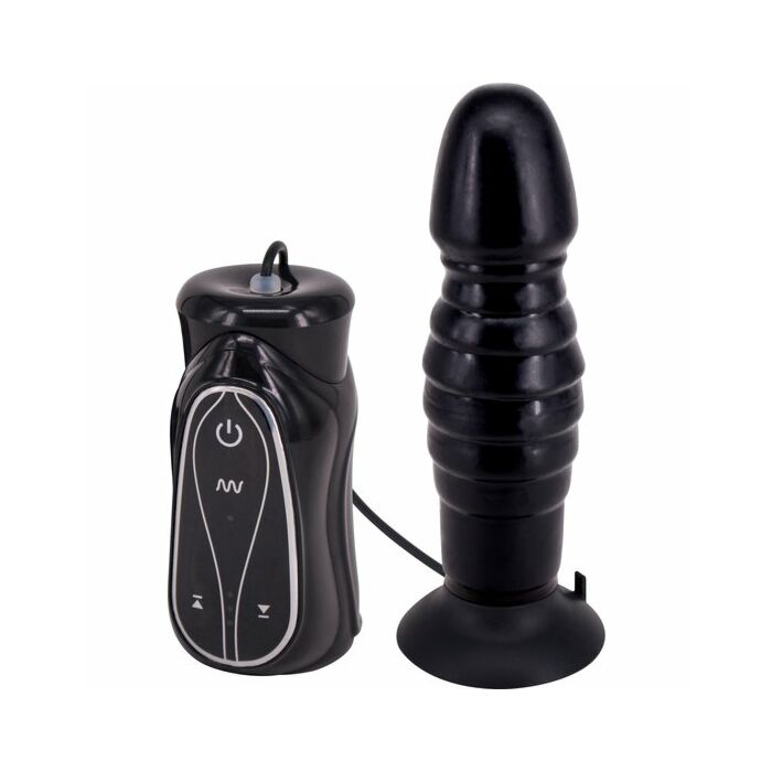 Spina di spinta di piacere vibrador - negro