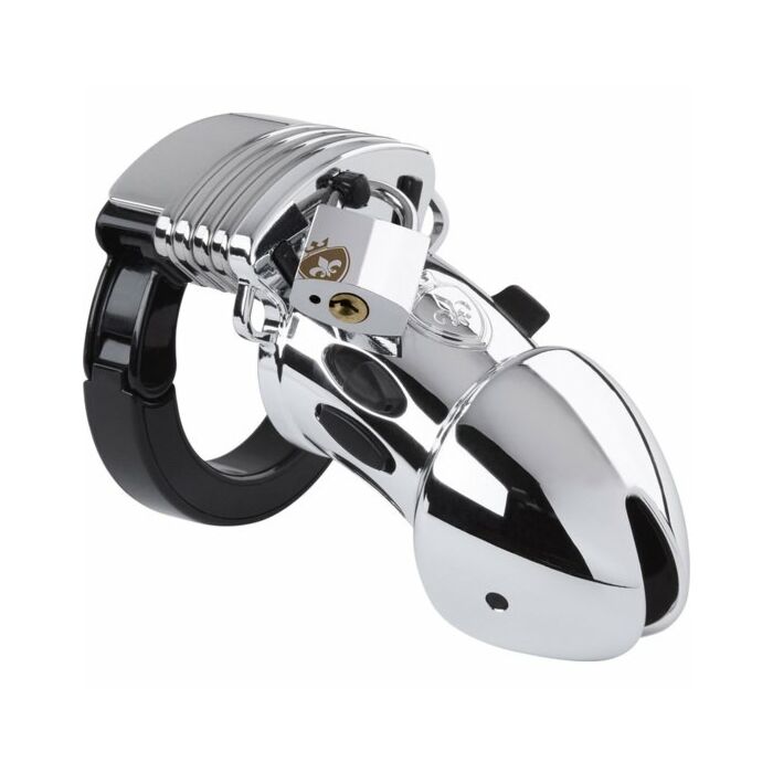 Nemico pubico n. 1 copertura del pene in gabbia argentata