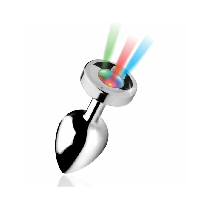 Accendi - plug anale lungo - argento