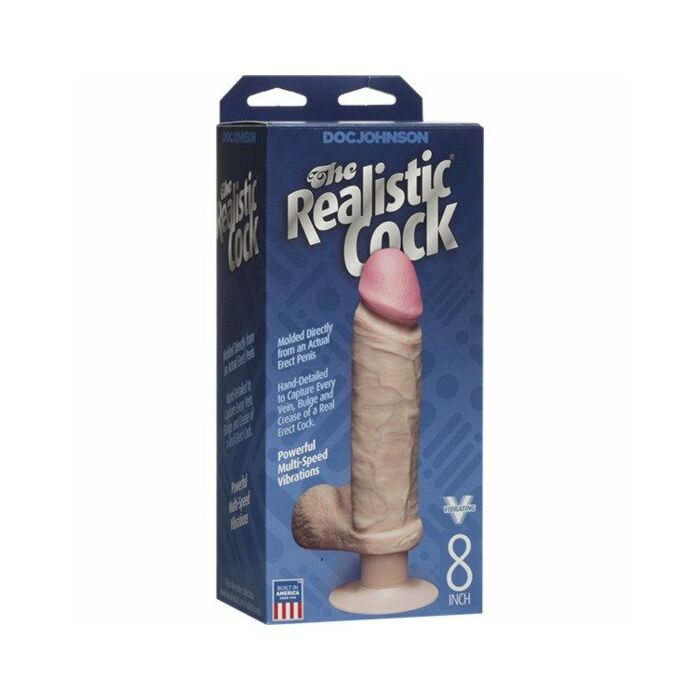 Pene realistico con vibrador 20 cm