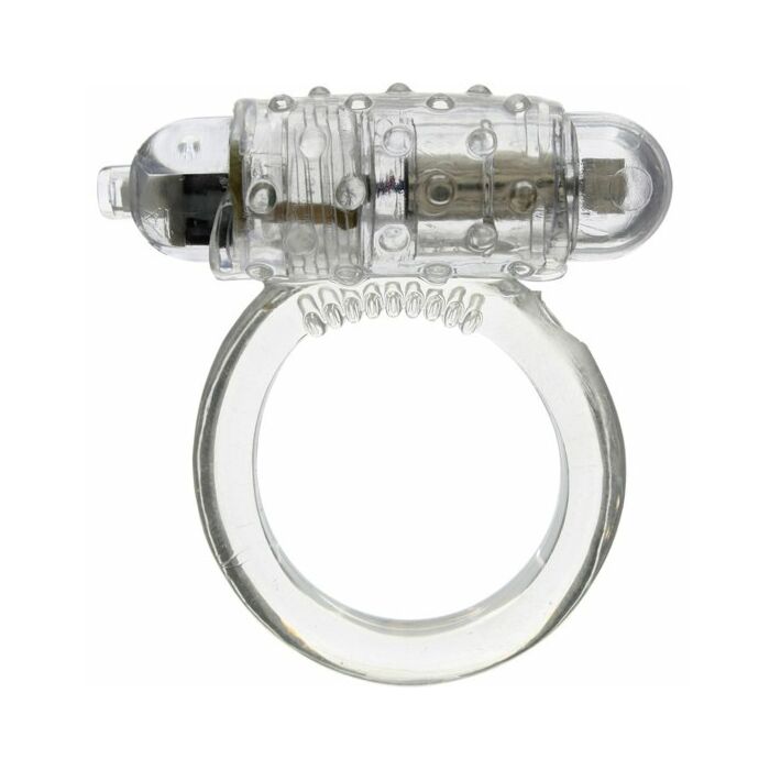 Anello in silicone con vibratore trasparente