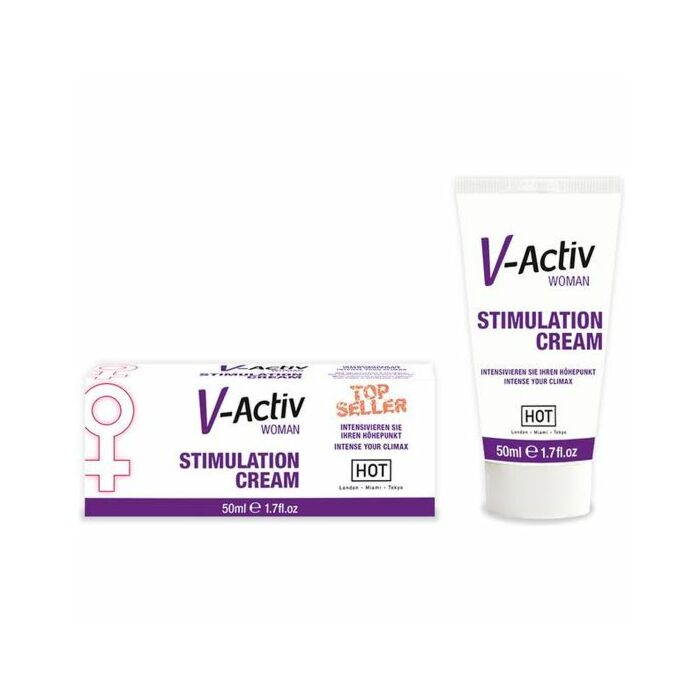 Crema stimolante femminile v-activ calda