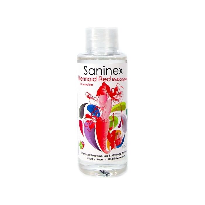 Saninex mermaid red multiorgasmic - sex & massage oil  100ml