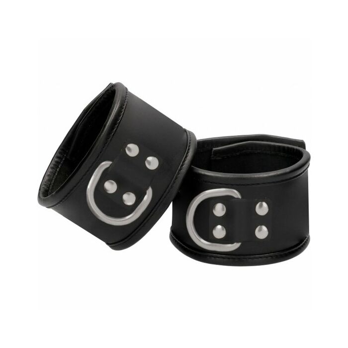 Manette di ritenuta con lucchetto negro