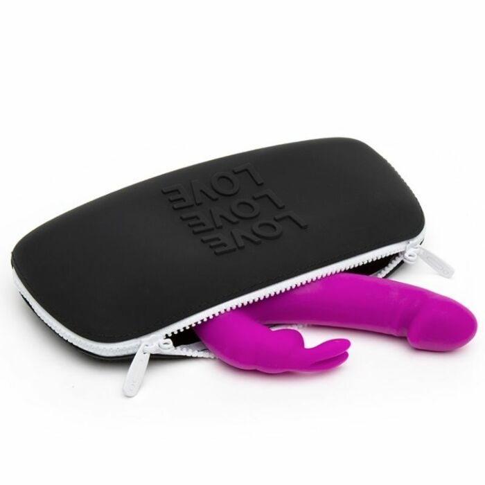 BORSA DA TRASPORTO IN SILICONE MEDIO NERO CONIGLIO FELICE