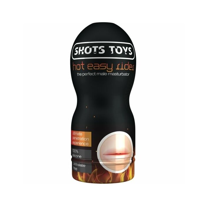 Calore effetto bocca a forma di masturbatore maschile