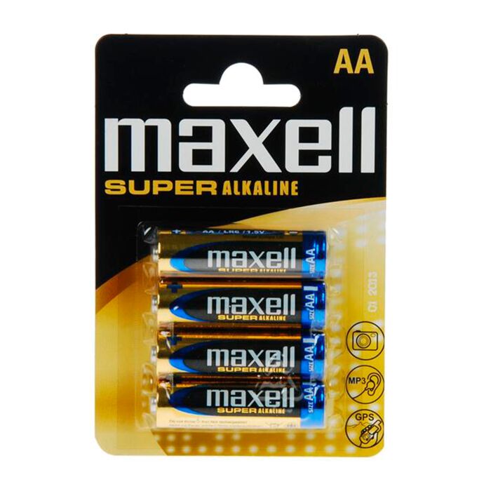 Maxell pila super alcalina aa blister blister * 4