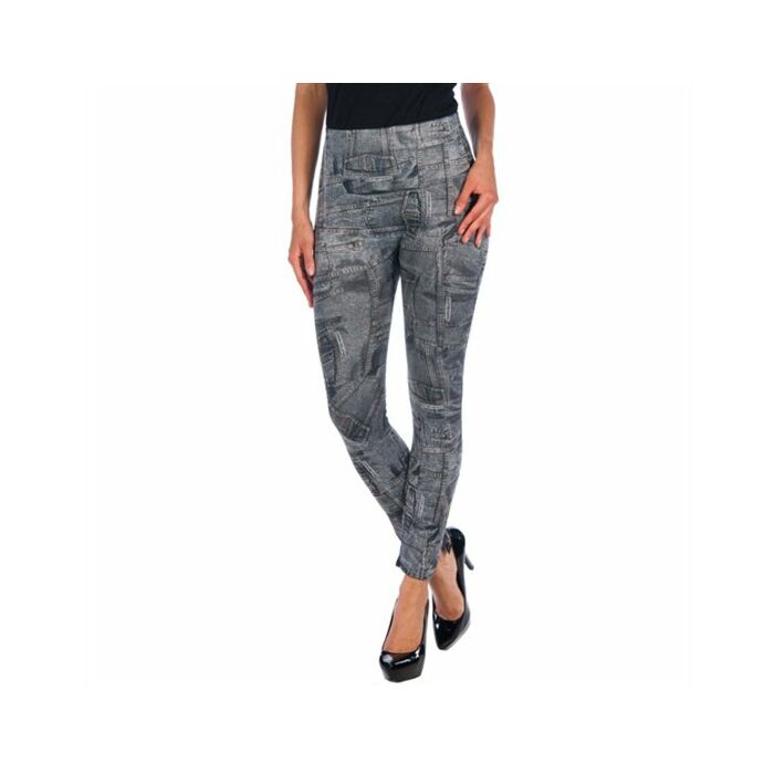 Intimax legging caza bleua grey