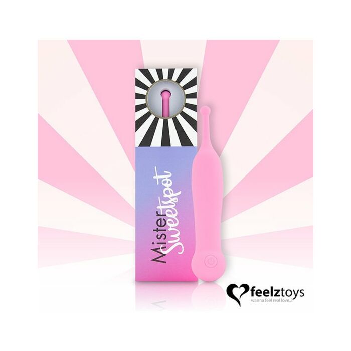 Feelztoys - vibratore clitoride mister sweetspot - rosa