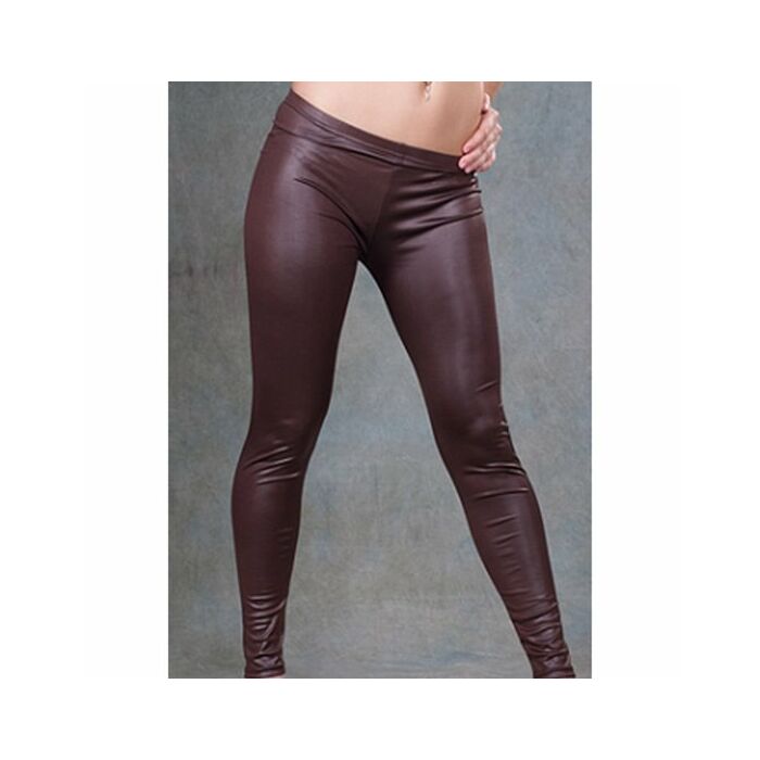 Leggings marroni basici