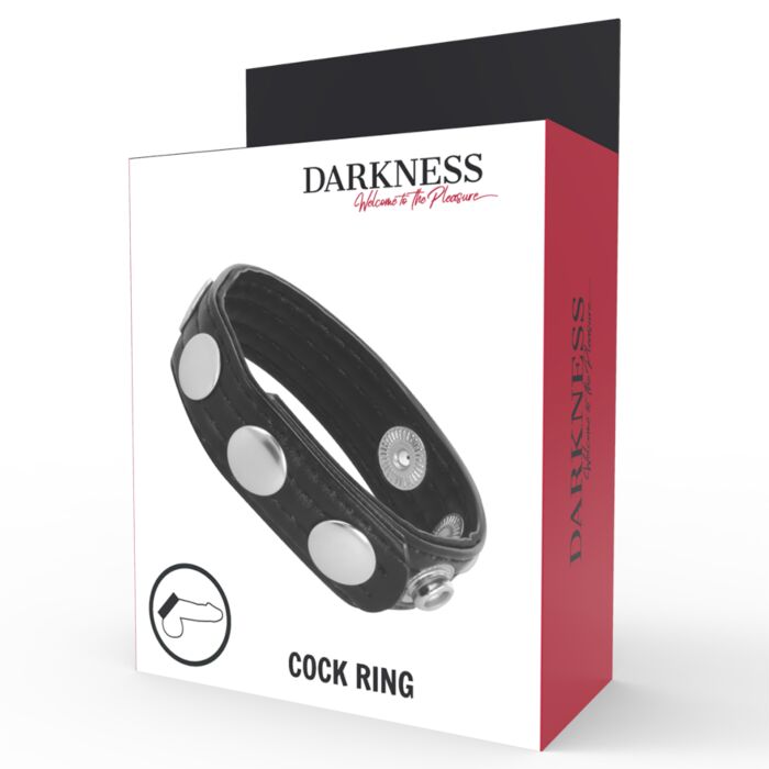 Anello per erezione in pelle "Darkness"