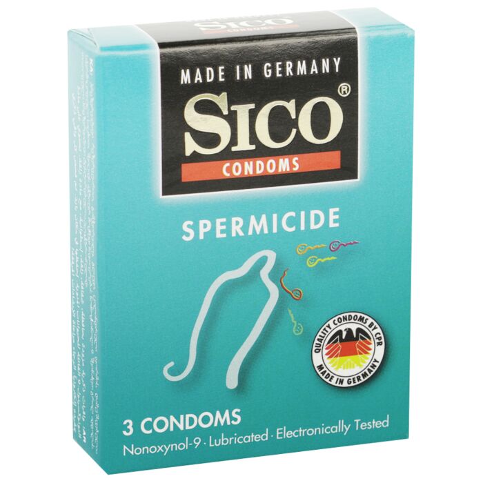 Preservativi Sico preservativi con spermicida 3 unità