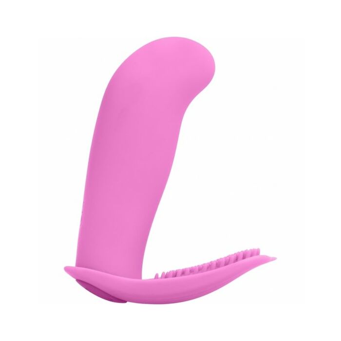 Vibratore in silicone per telecomando Leon - rosa