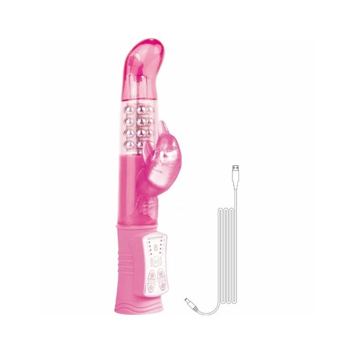 Vibratore ricaricabile delfino rosa