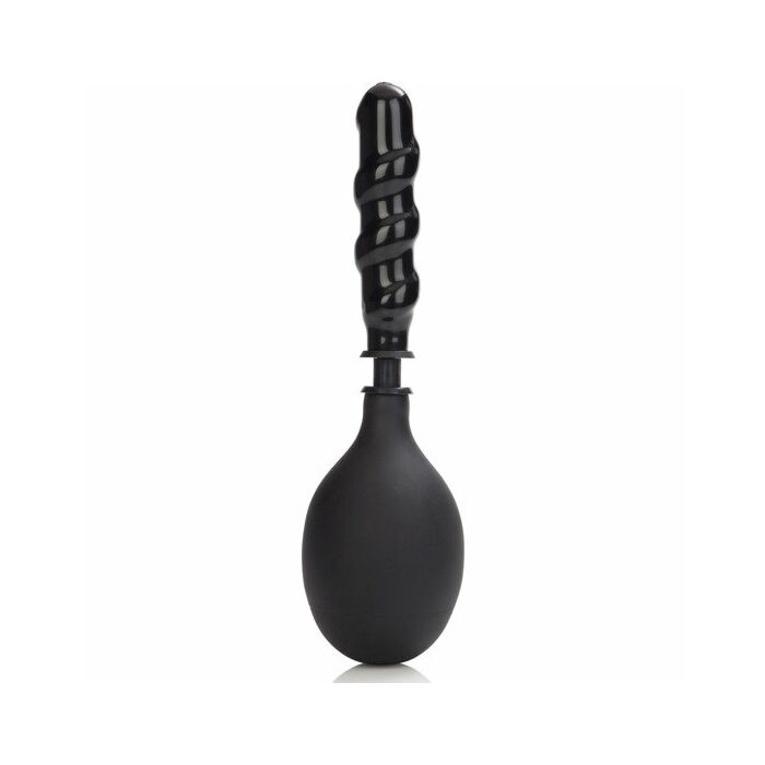 Detergente clistere uomo grande nero