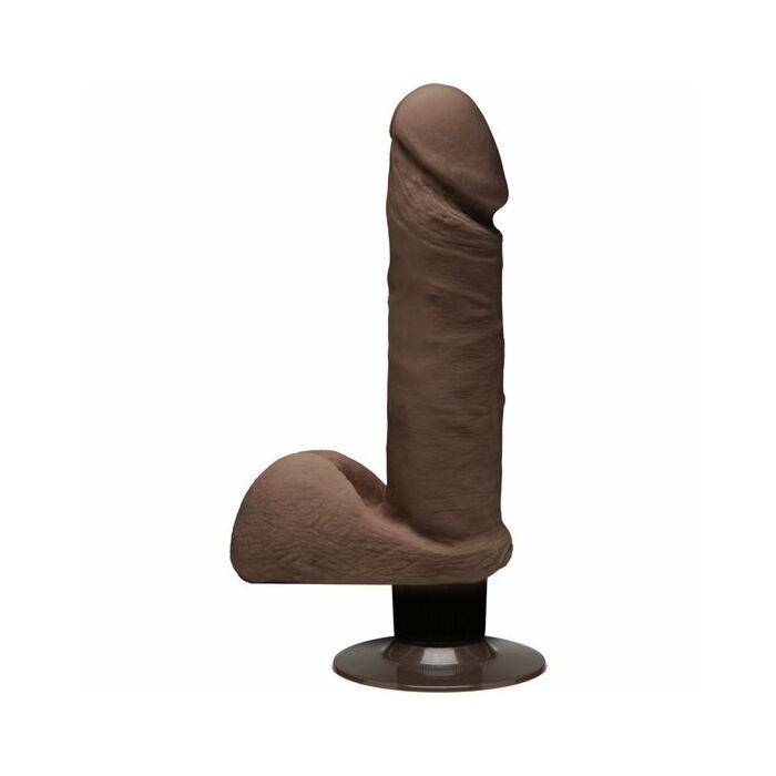 Il perfetto d pene vibrador cioccolato 18 cm