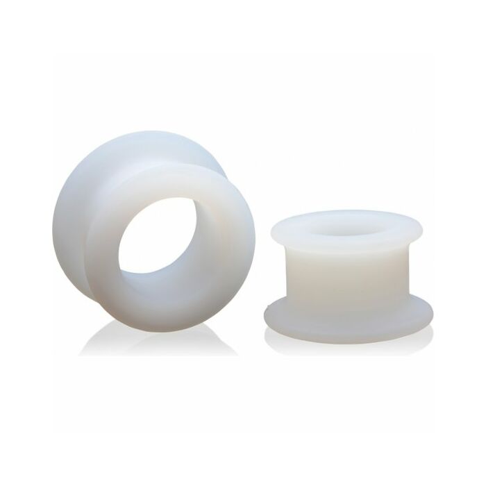 Set di anelli in silicone - bianco