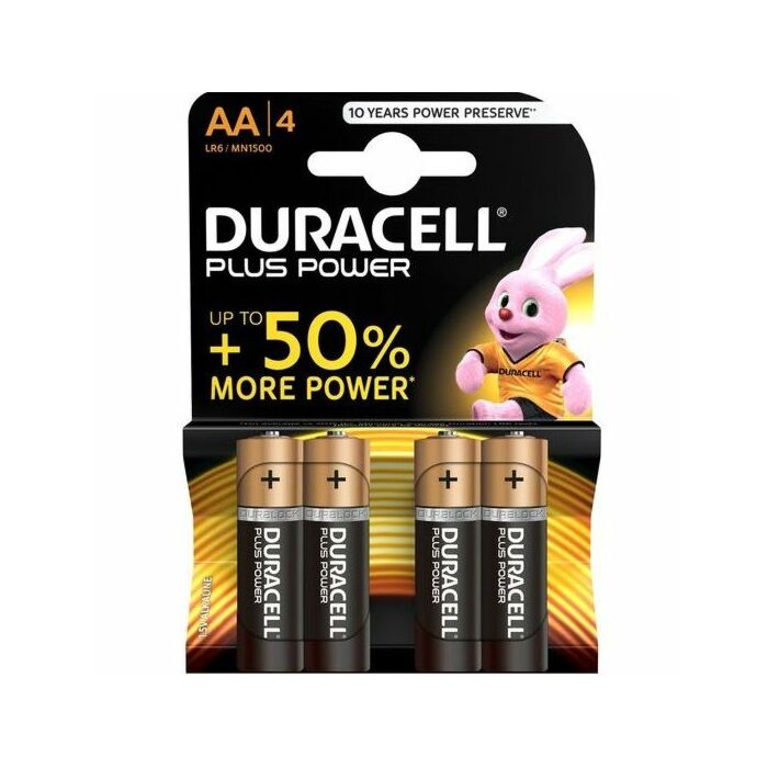Duracell plus power pila alcalina aa blister blister * 4