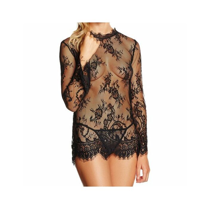 Babydoll nero rosa nero