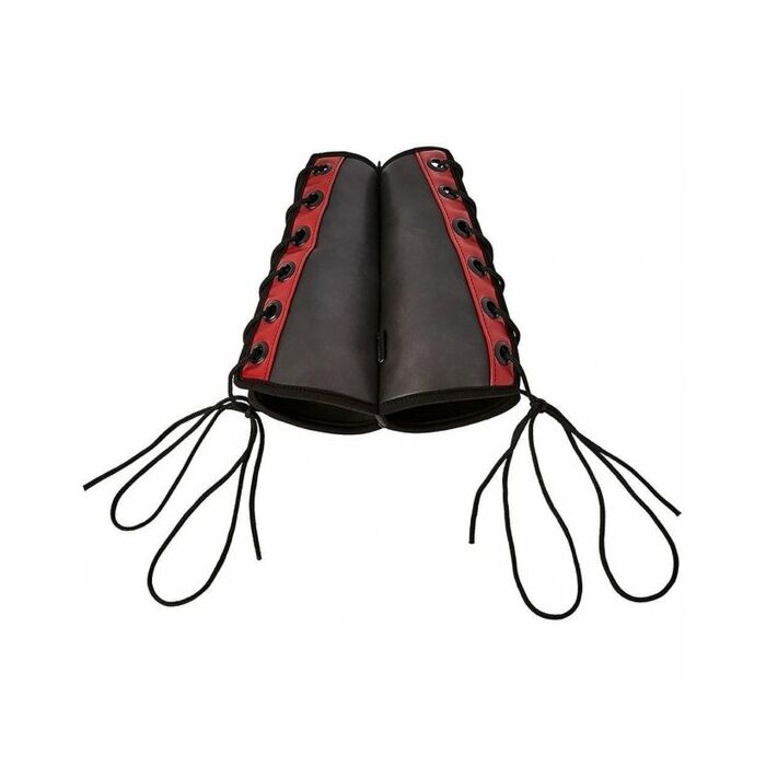 Polsini con guanto di zafferano - manette da prigioniero - rosso