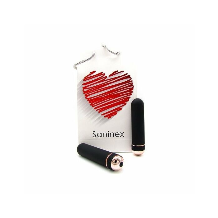 Vibratore Saninex eleganza orgasmica negro / termine