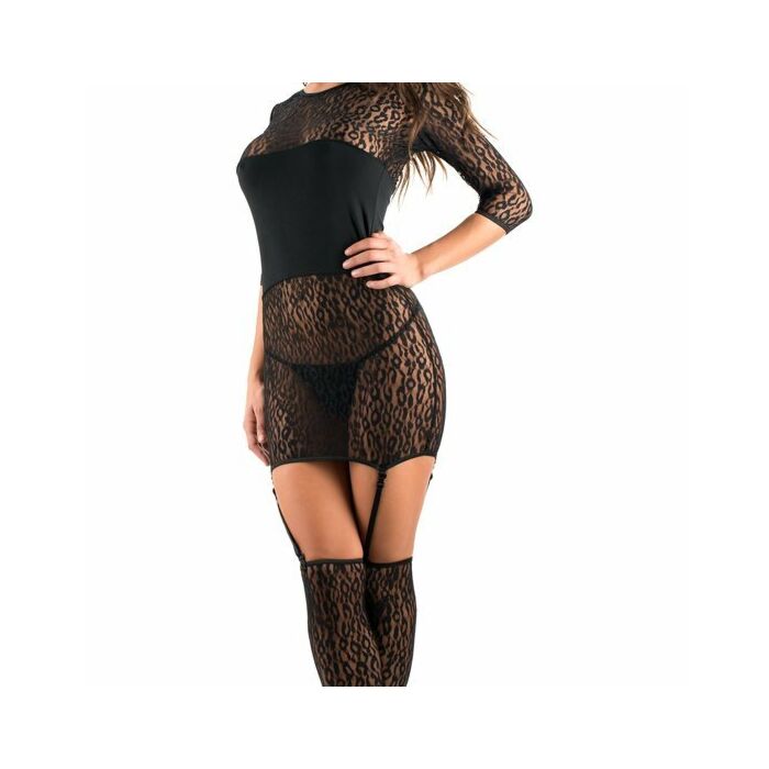 Mini abito dhaka nero