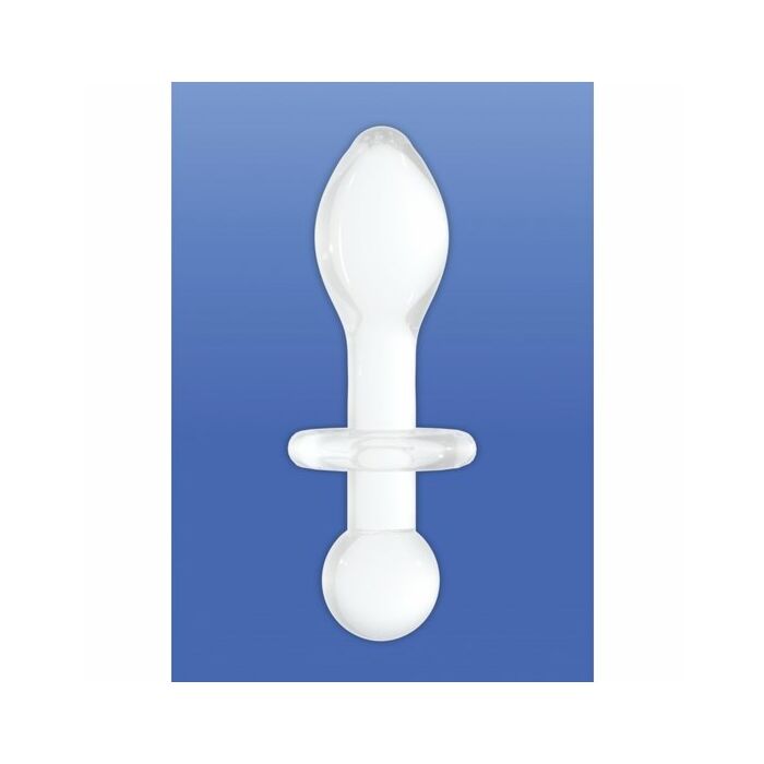 Connettore a bilanciere in cristallo - bianco