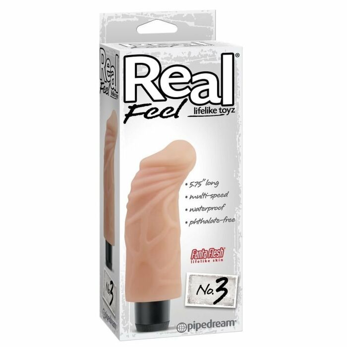 Real feel realistica toyz vibrador num 3 naturale