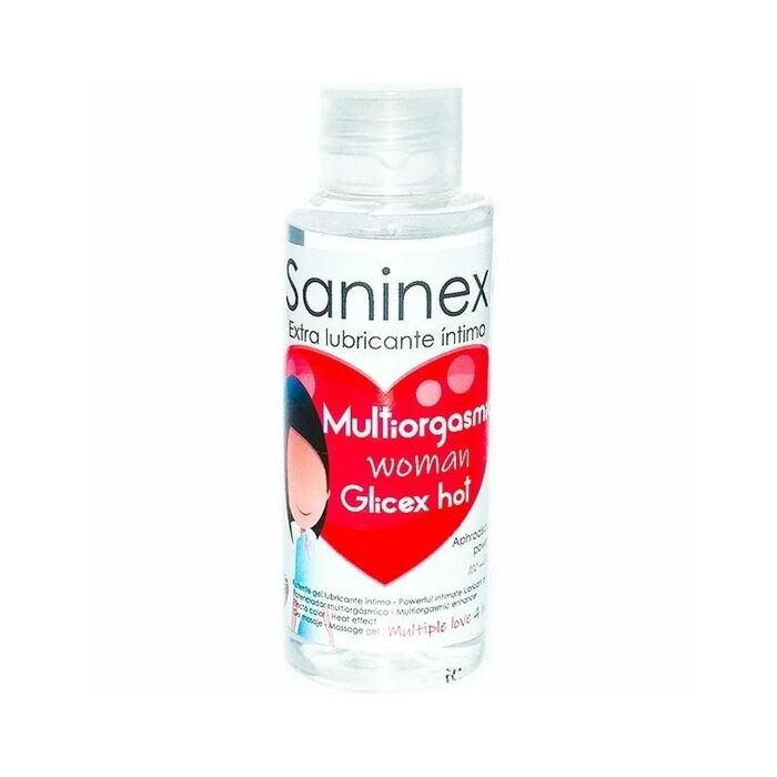 Saninex glicex donna multiorgasmica calda 4 in 1 - 100 ml