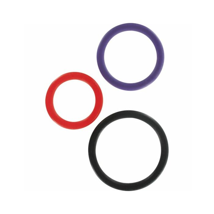 Tripli anelli multicolor