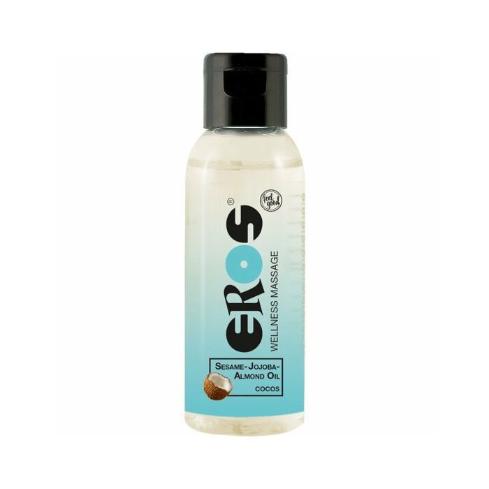 Olio da massaggio benessere al cocco Eros 50ml