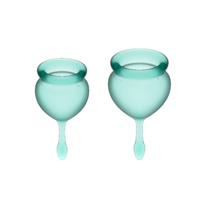 Satisfyer feel good kit copa mestruale verde 15 + 20ml