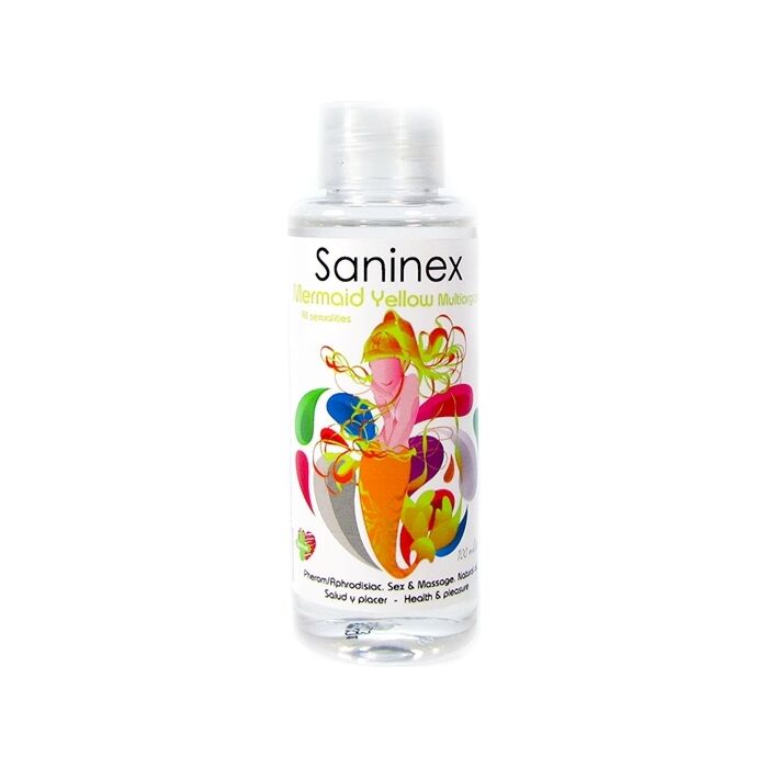 Saninex mermaid yellow multiorgasmic - sex & massage oil  100ml
