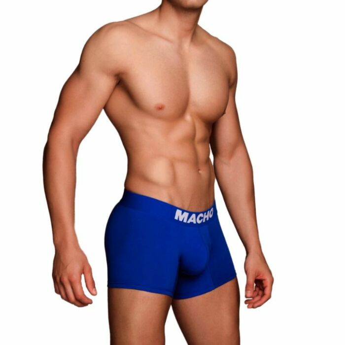 Uomo - ms075 boxer sportivo blu taglia s