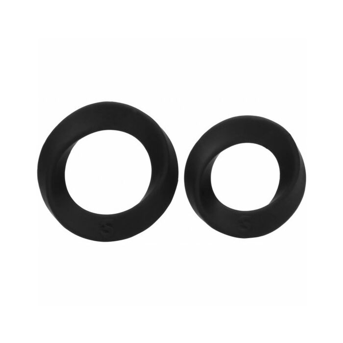 N. 85 anello per pene nero ponderato